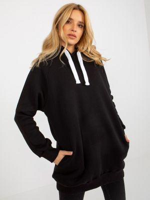 Hanorac dama lung negru - hanorace