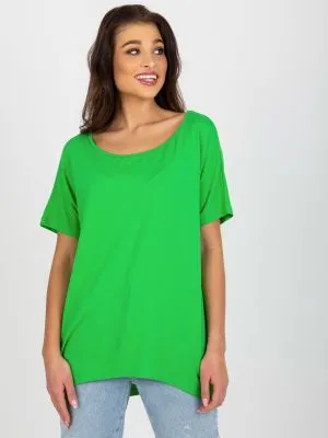Bluza dama supradimensionata verde - bluze