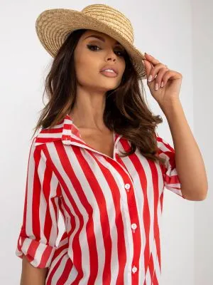 Bluza camasa dama alb - bluze