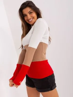 Bluza dama cu maneca lunga bej - bluze