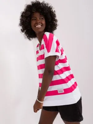 Bluza dama cu imprimeu alb - bluze