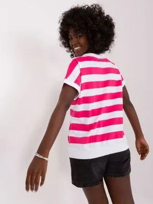 Bluza dama cu imprimeu alb - bluze