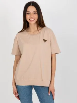 Bluza dama supradimensionata bej - bluze