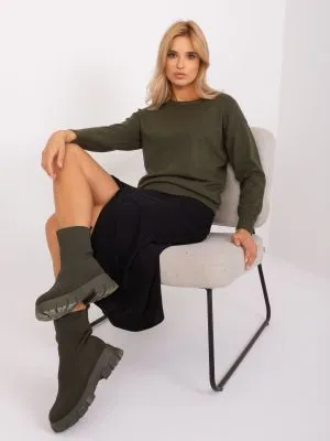 Pulover dama verde - pulovere