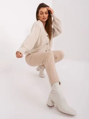 Cardigan dama bej - cardigane