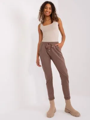 Pantaloni trening dama maro - pantaloni