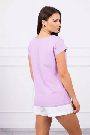 Tricou dama violet - tricouri, topuri