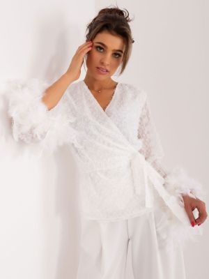 Bluza dama eleganta alb - bluze