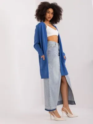 Cardigan dama albastru - cardigane