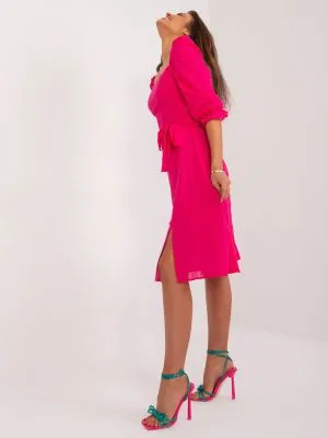 Rochie de zi casual roz - rochii de zi