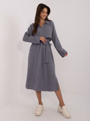 Rochie de zi casual gri - rochii de zi