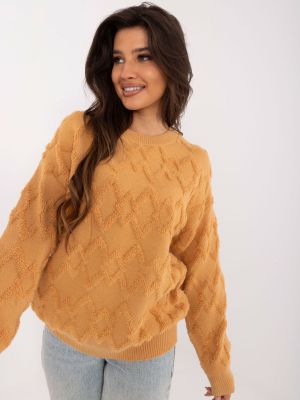 Pulover dama supradimensionata bej - pulovere