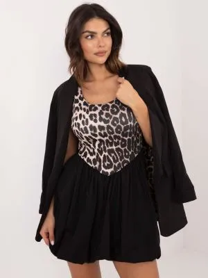 Rochie de zi casual negru - rochii de zi