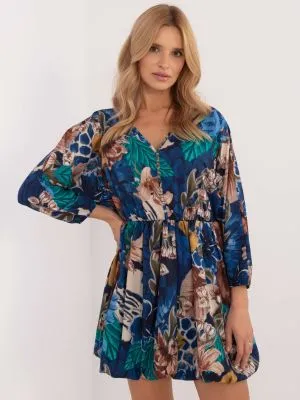 Rochie de zi albastru - rochii de zi