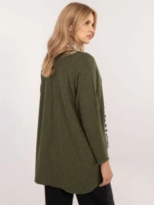 Bluza dama supradimensionata verde - bluze
