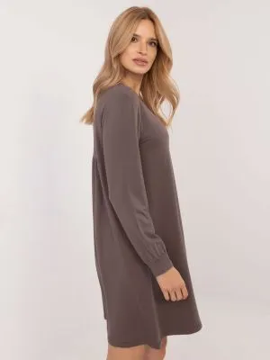 Rochie de zi maro - rochii de zi