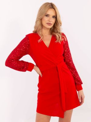 Rochie de cocktail rosu Valentina - rochii de ocazie