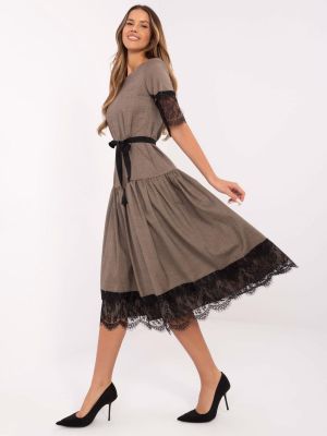 Rochie de cocktail bej Hailey - rochii de ocazie