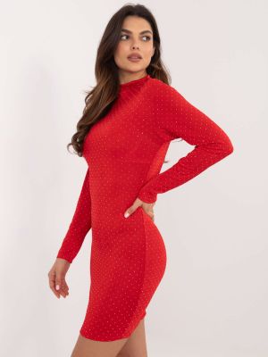 Rochie de cocktail rosu Scarlett - rochii de ocazie
