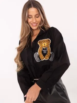 Camasa dama negru - camasi
