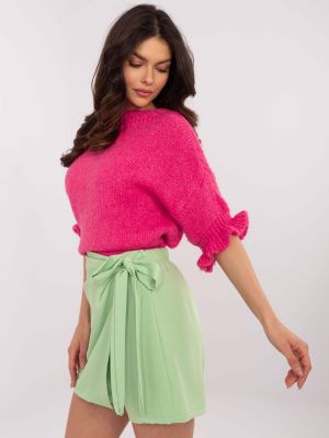 Pulover dama supradimensionata roz - pulovere