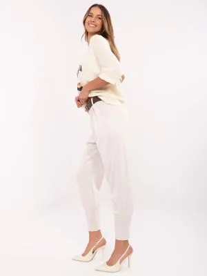 Pantaloni dama bej - pantaloni