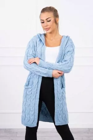 Cardigan dama albastru - cardigane