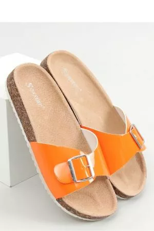 Papuci dama portocaliu Inello - papuci dama