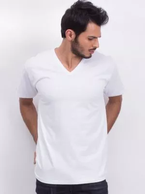 Tricou barbati alb - tricouri