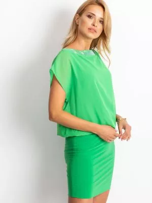 Rochie de cocktail verde Julia - rochii de ocazie