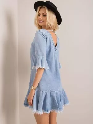 Rochie de blugi albastru - rochii de zi
