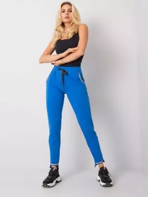 Pantaloni trening dama albastru - pantaloni