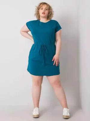 Rochie de zi plus size verde - rochii de zi