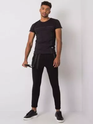 Pantaloni trening barbati negru - pantaloni