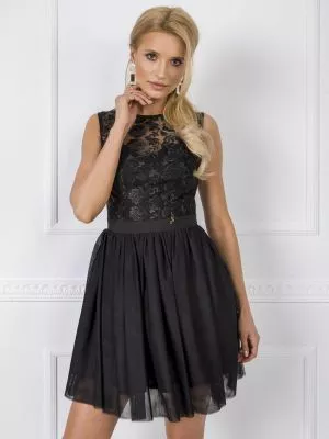 Rochie de cocktail negru Aurora - rochii de ocazie