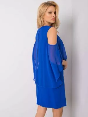 Rochie de cocktail albastru Aubrey - rochii de ocazie