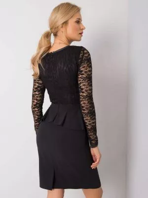 Rochie de ocazie cu dantela negru Nataly - rochii de ocazie