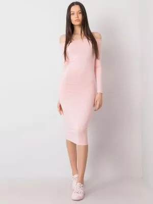 Rochie de zi bodycon roz - rochii de zi