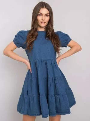 Rochie de blugi albastru - rochii de zi