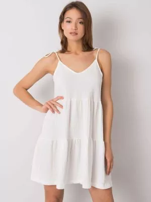 Rochie de zi casual alb - rochii de zi