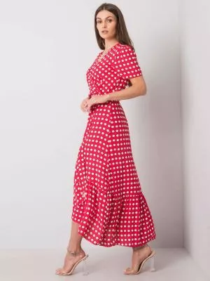 Rochie de zi casual rosu - rochii de zi