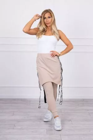 Pantaloni dama bej - pantaloni