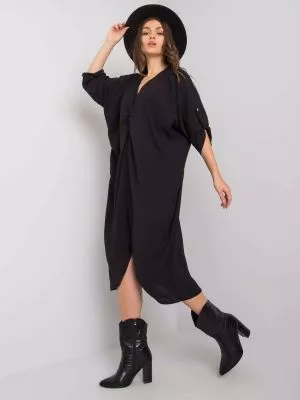 Rochie de zi casual negru - rochii de zi