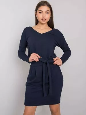 Rochie de zi bleumarin - rochii de zi