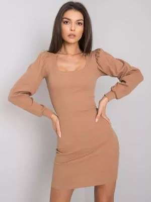 Rochie de zi bej - rochii de zi