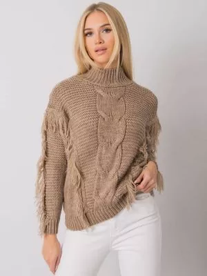 Pulover dama bej - pulovere