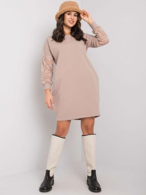 Rochie de zi casual bej - rochii de zi