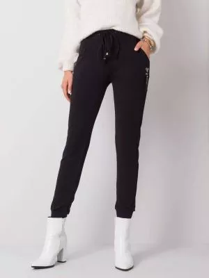 Pantaloni trening dama negru - pantaloni