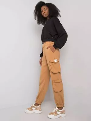 Pantaloni trening dama bej - pantaloni