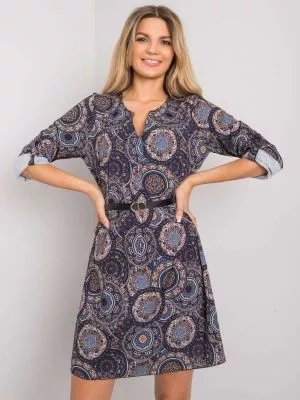 Rochie de zi bleumarin - rochii de zi